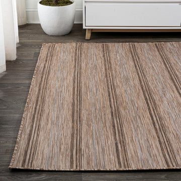 Bo Modern Farmhouse Wide Stripe Area Rug